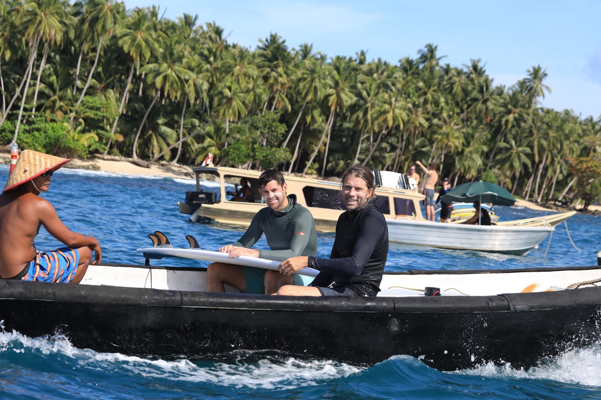 boat traffic, krui style