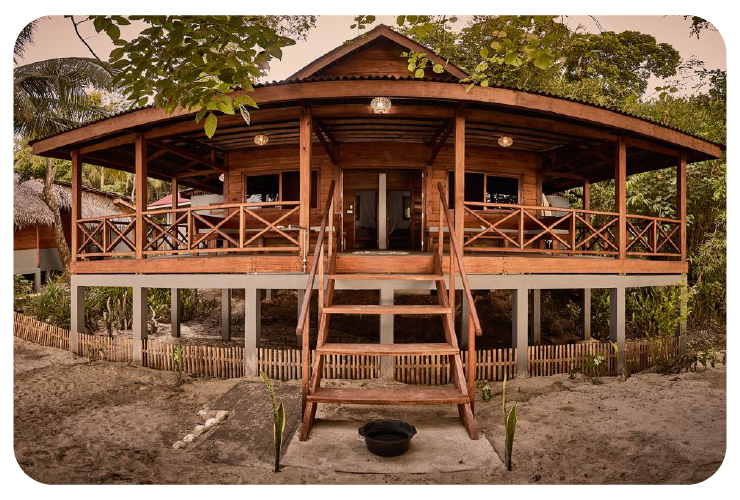 Beachfront villa at Sunset Surf Villas, Pulau Simakakang